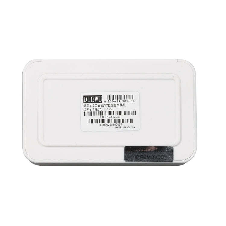 5Port 10/100Mbps Fast Ethernet Switch, 5 Ports White 5Port 10/100Mbps Fast Ethernet Switch, 5 Ports White